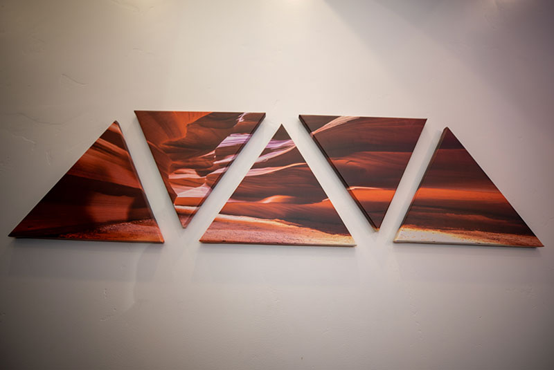 wall decor triangles